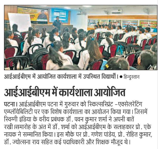 SkillSprint: Employability Workshop Series at IIBM
